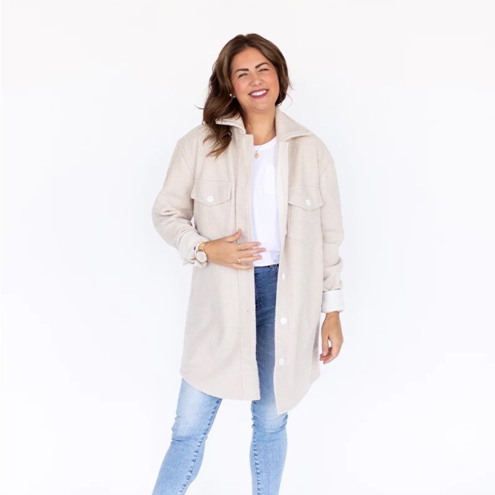 Jason Rowe x Jillian Harris Scholar Shacket BNWT